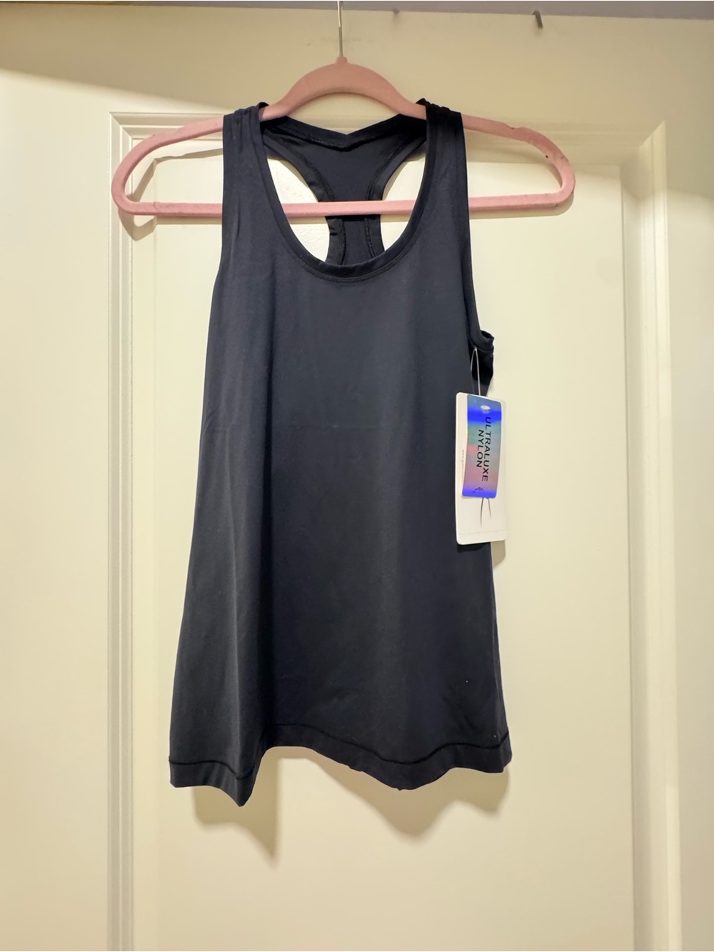NWT Black Racerback Tank Top size S